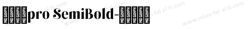 小米兰享pro SemiBold字体转换